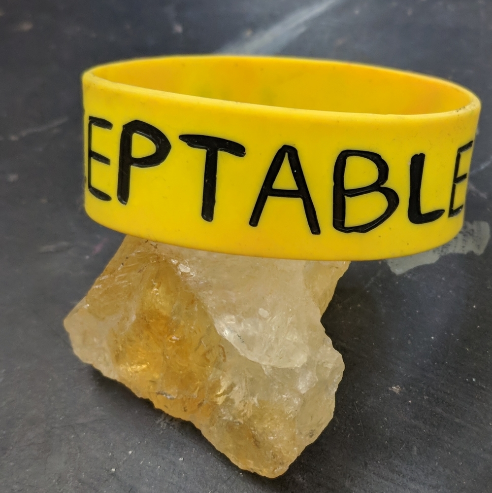 Rubber bracelet